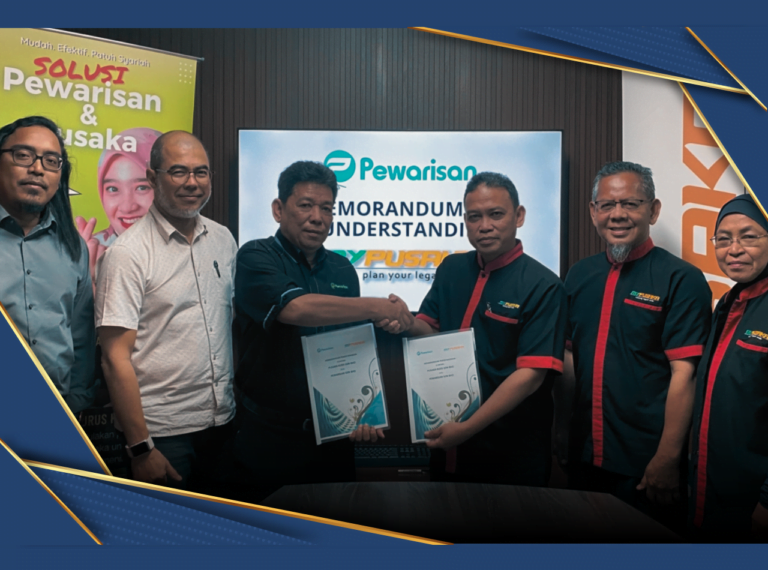 Pewarisan Menandatangani MoU bersama MyPusaka